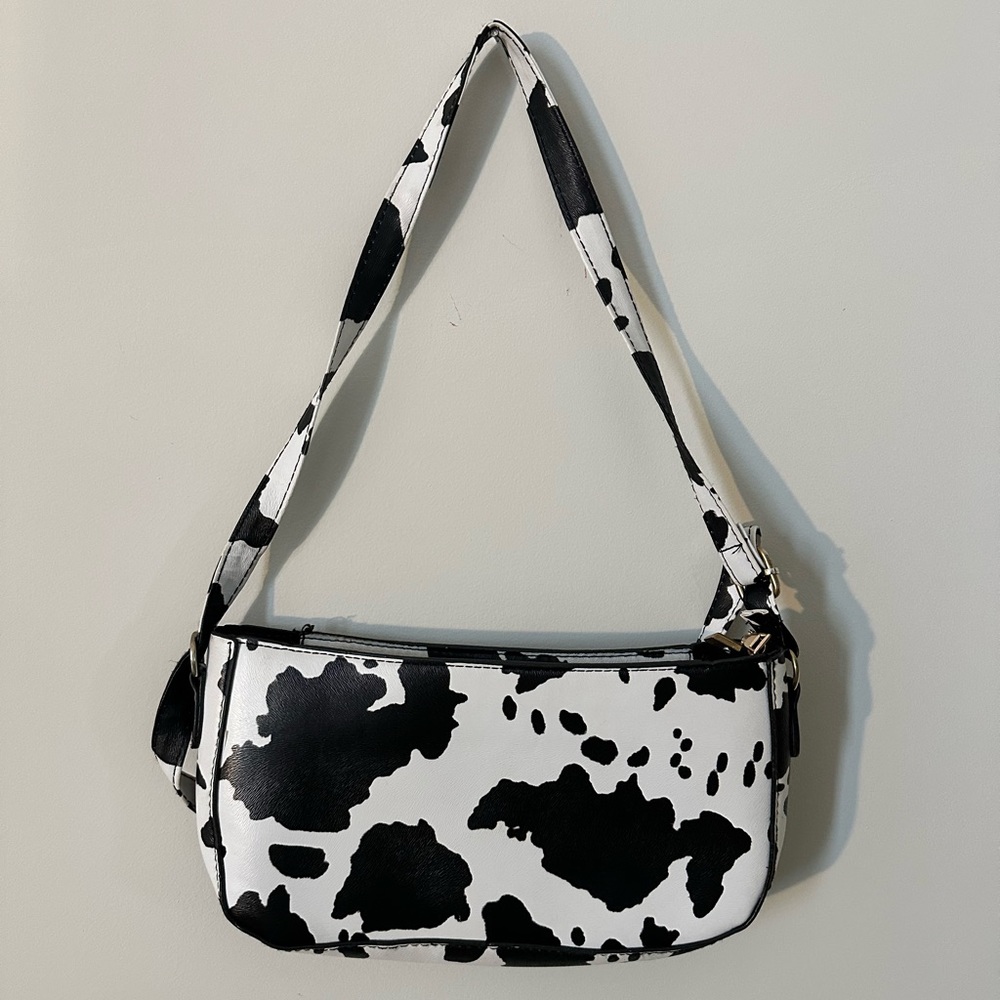 Cow Print Shoulder Bag